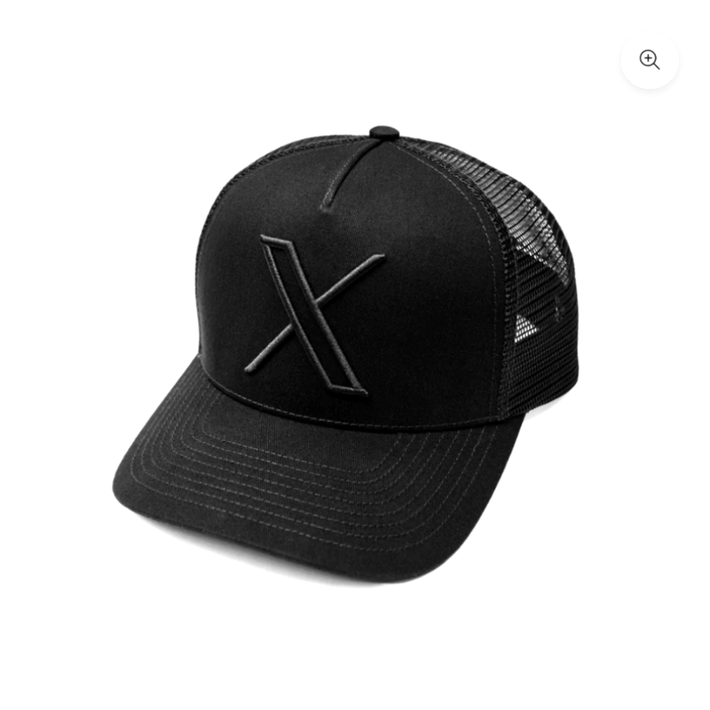 Black X Trucker Cap Official X Merchandise